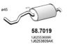 ASSO 58.7019 End Silencer